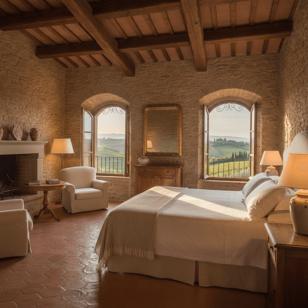 Luxury suite interior